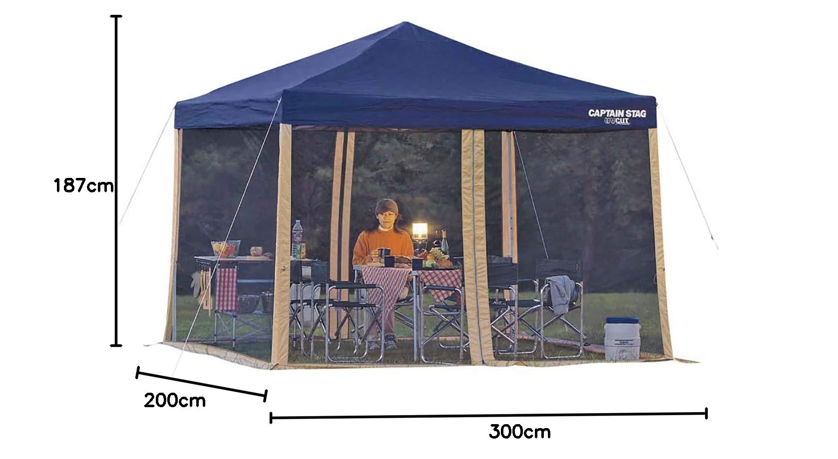 Amazon | キャプテンスタッグ キャンプ テント・タープ用 虫よけ 蚊帳