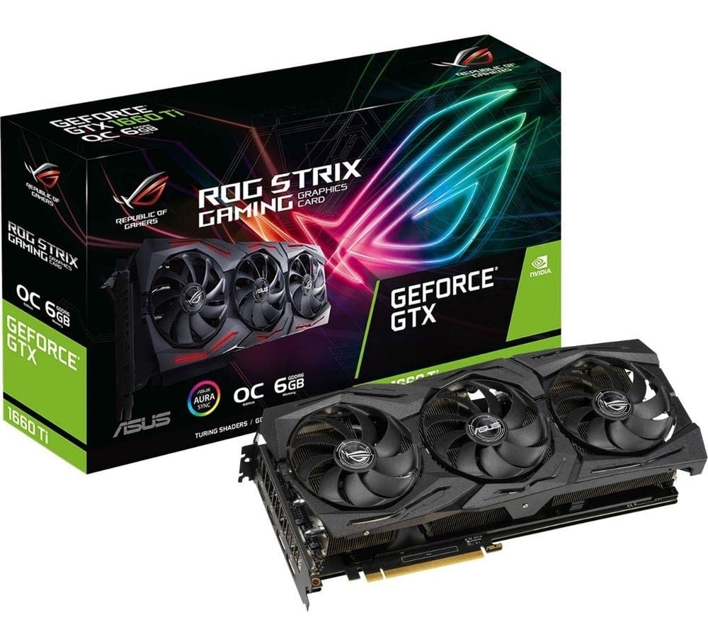 Amazon | ASUS NVIDIA GTX 1660TI 搭載 トリプルファンモデル 6GB ROG