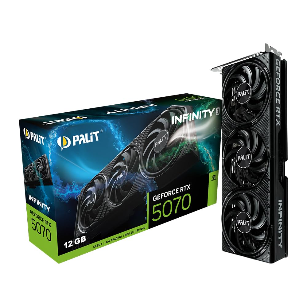 Amazon.com: Palit RTX 5070 Infinity 3 12 GB GDDR7 12,288 MB