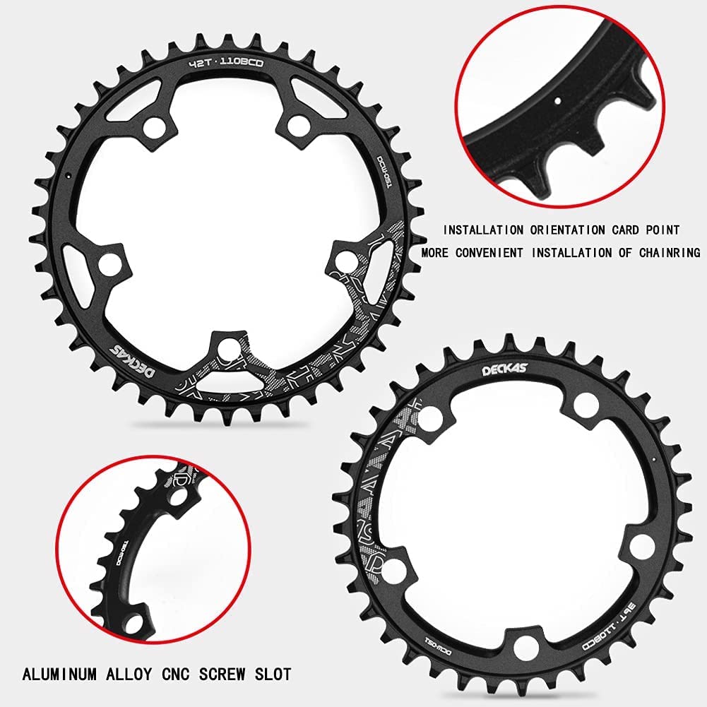 Amazon.co.jp: 自転車チェーンリングラウンド110BCDロードバイク