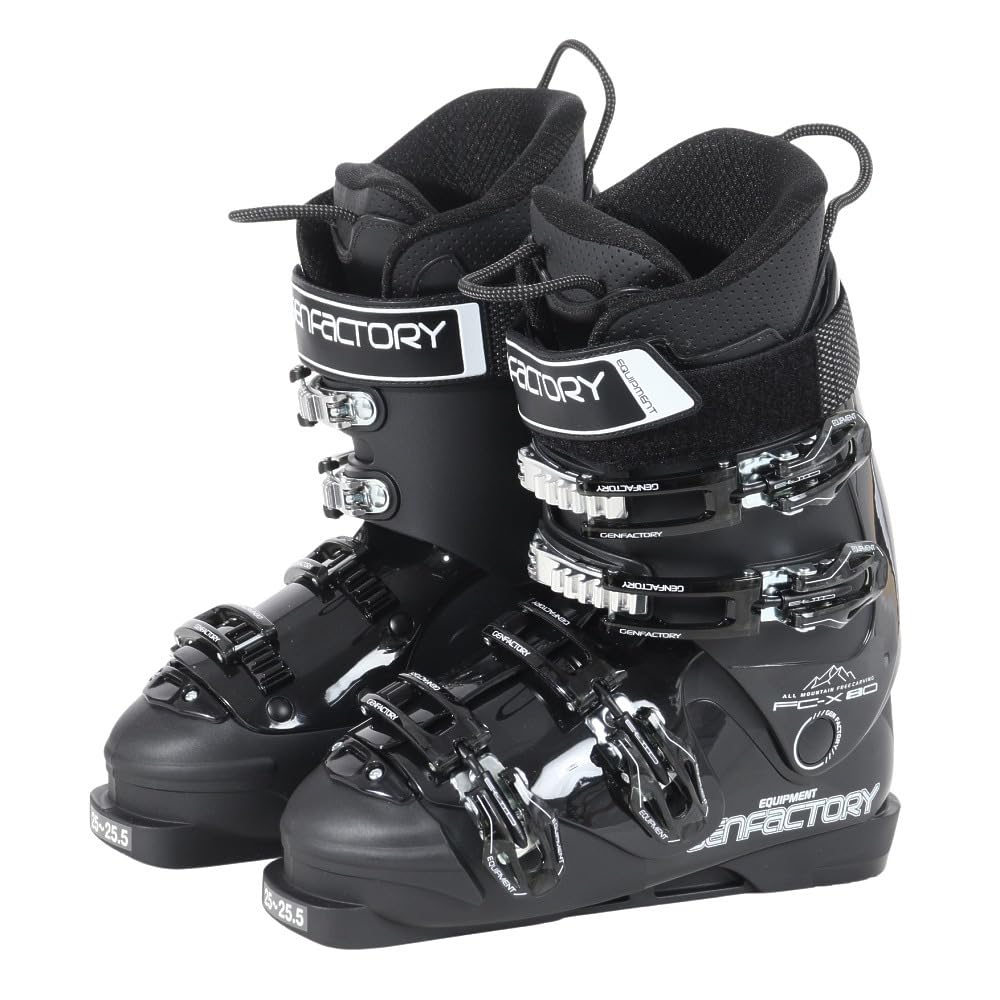 Amazon | ゲン（GEN） スキーブーツ FCX BLK（ブラック/25．0/Men's