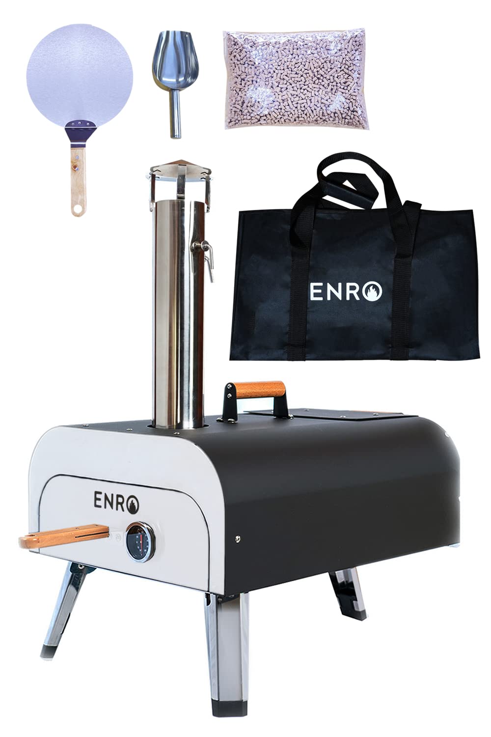 Amazon.co.jp: ENRO ポータブル ピザ窯 窯焼名人2 【お庭やキャンプで