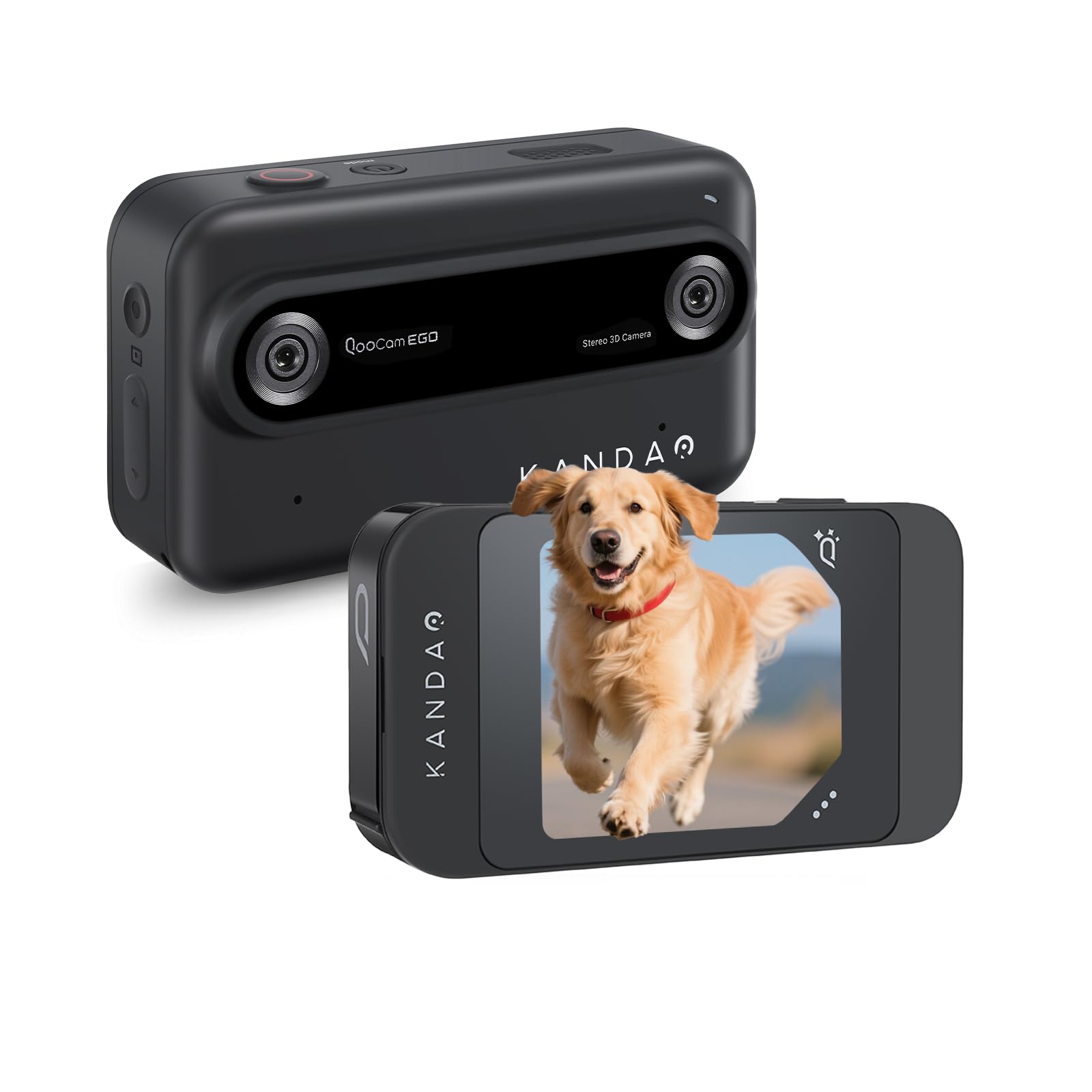 Amazon | KanDao QooCam EGO 3Dカメラ 4K 60FPS 180度立体視撮影 VR