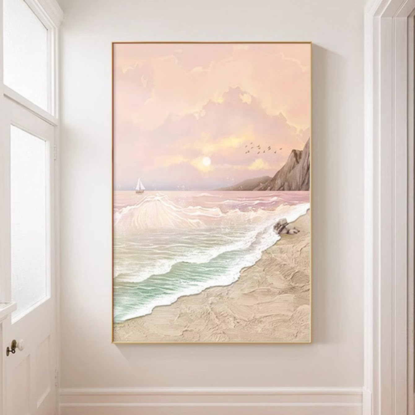 Amazon.co.jp: [XLOYP] 装飾用絵画 フレーム リビング 壁掛け絵画 玄関