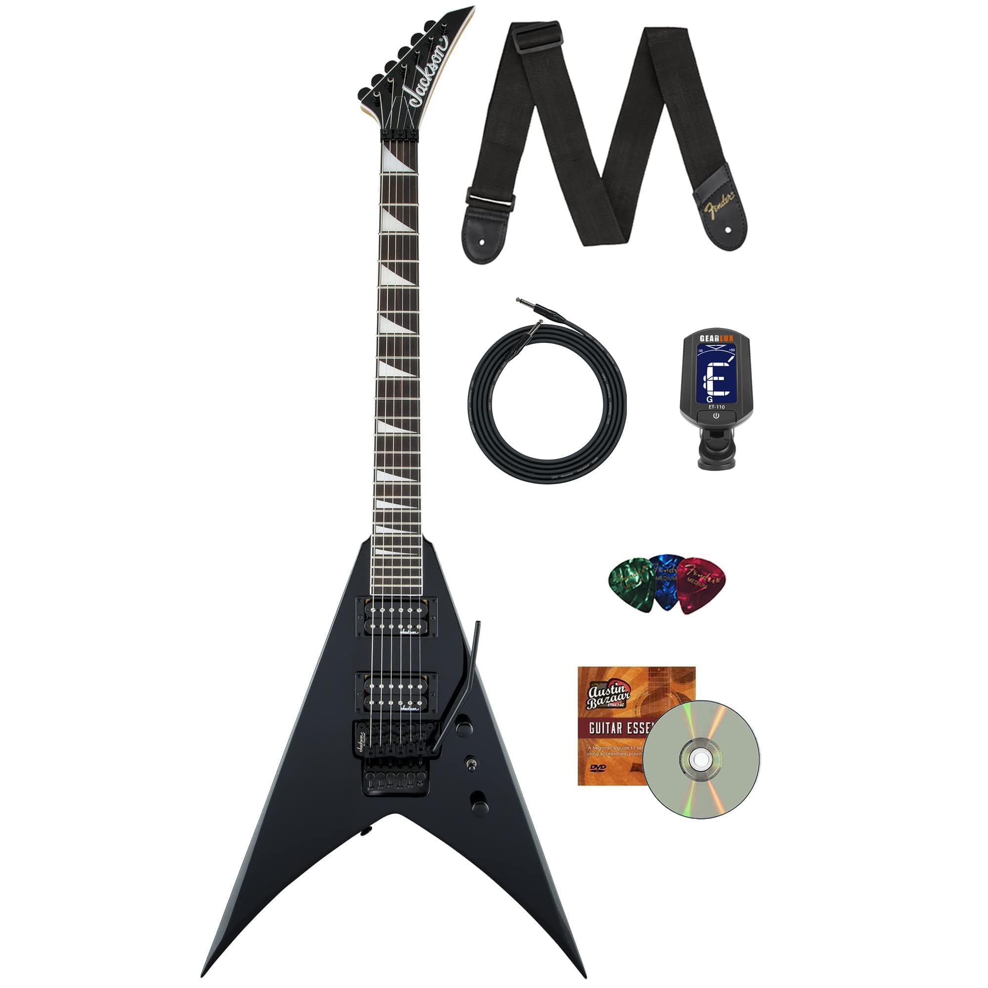 Amazon.com: Jackson King V JS32 Electric Guitar - Gloss Black