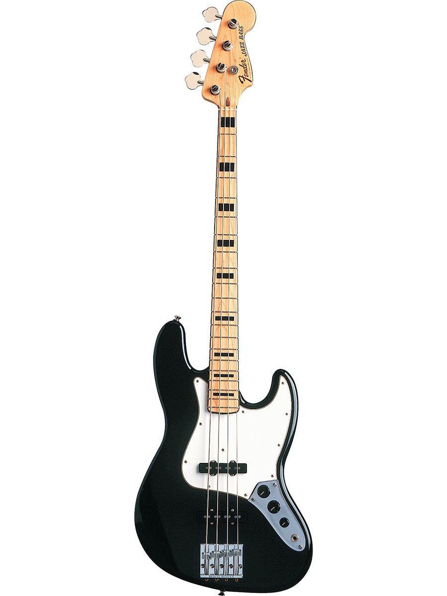 Amazon.com: Fender Geddy Lee Jazz Bass, Black, Maple Fingerboard