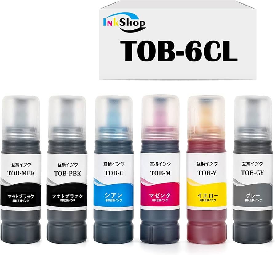 Amazon.co.jp: EPSON TOB 互換 インクボトル トビバコ インク エプソン