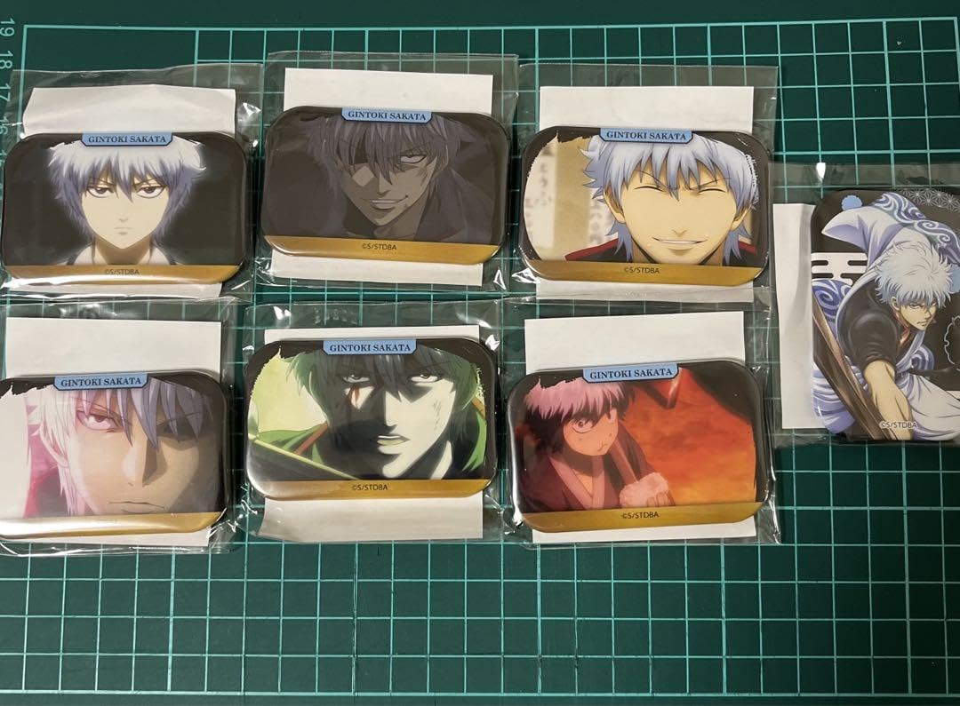 Amazon.co.jp: 銀魂 キャラポップストア スクエア缶バッジ