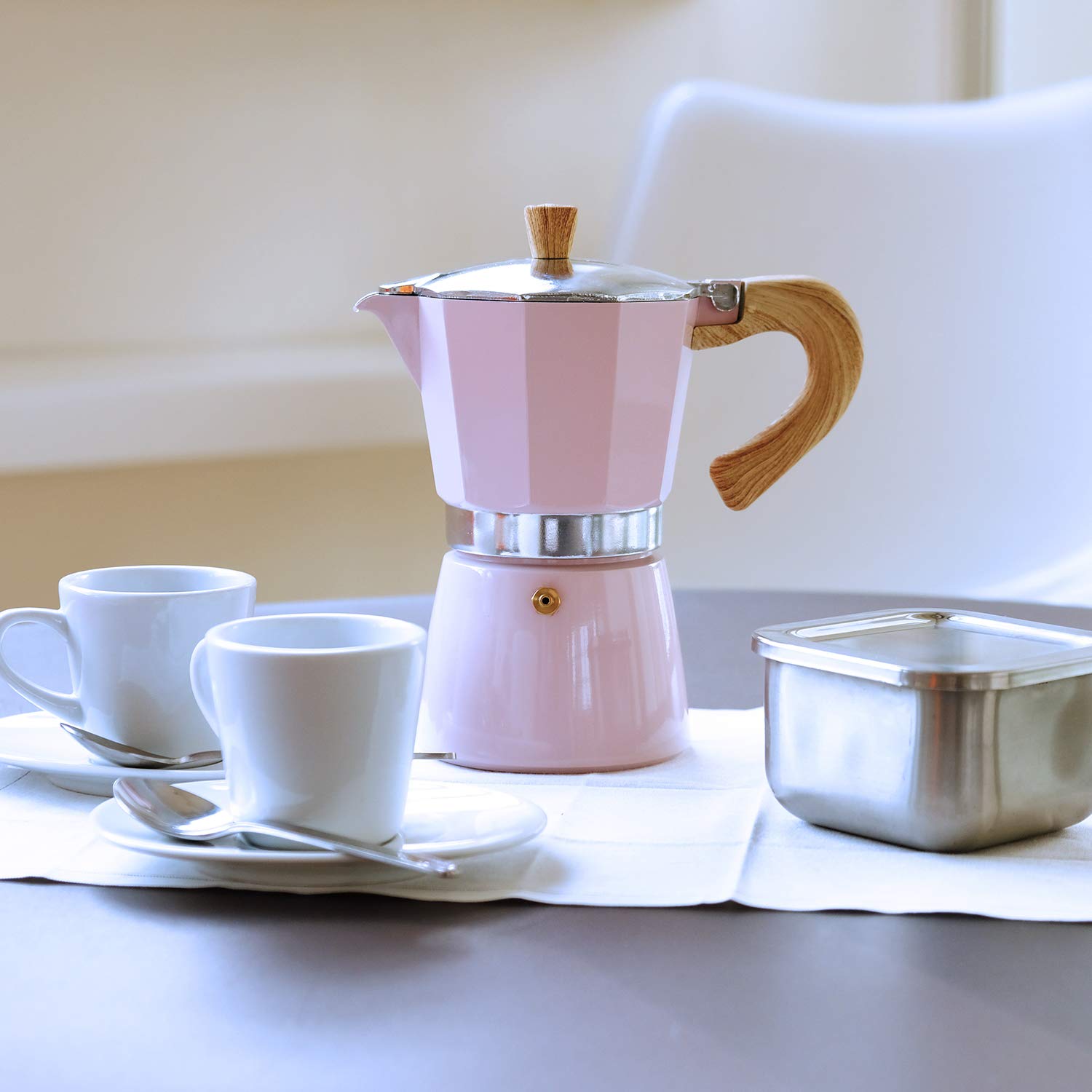 Amazon.com: Gary Valenti VEZ006/IND/PINK Venezia Coffee Maker 300
