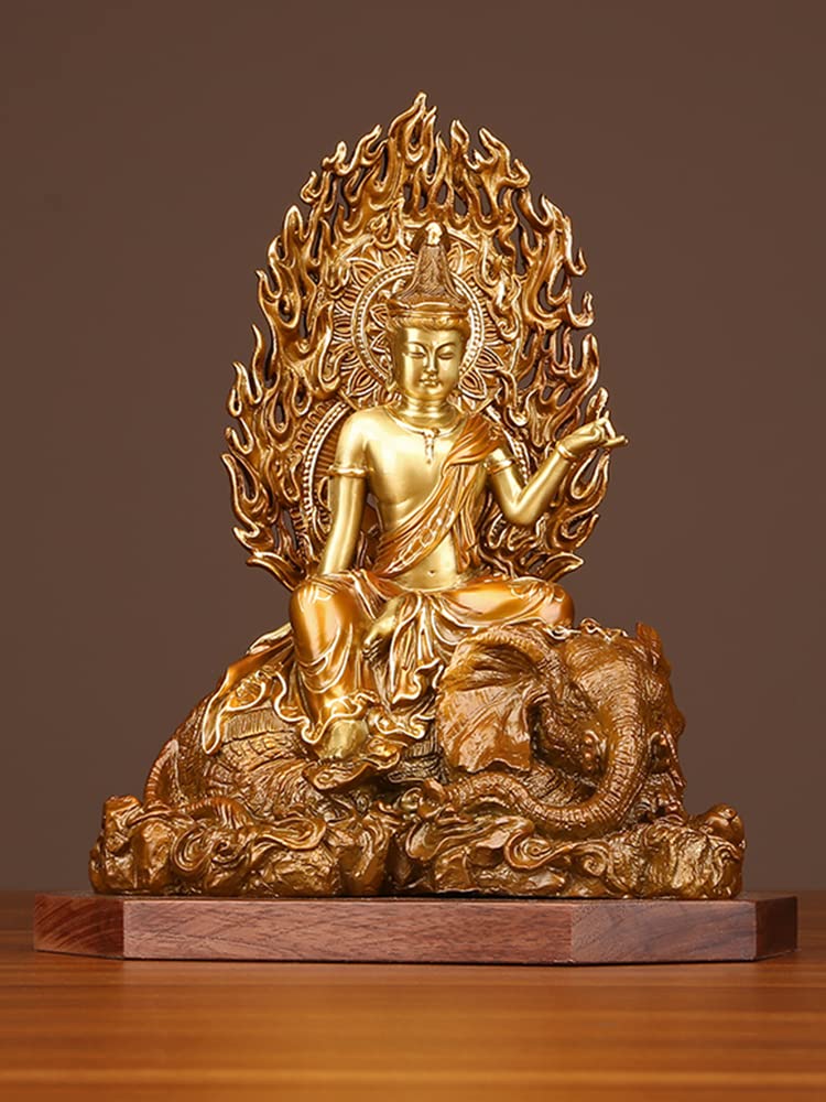 Amazon｜仏像 釈迦三尊【文殊菩薩・釈迦如来・普賢菩薩】 3点セット