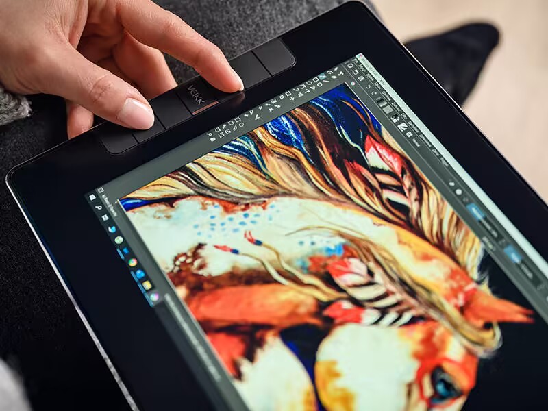 Amazon.com: VEIKK VK1200 V2 Drawing Tablet with Screen,11.6-inch