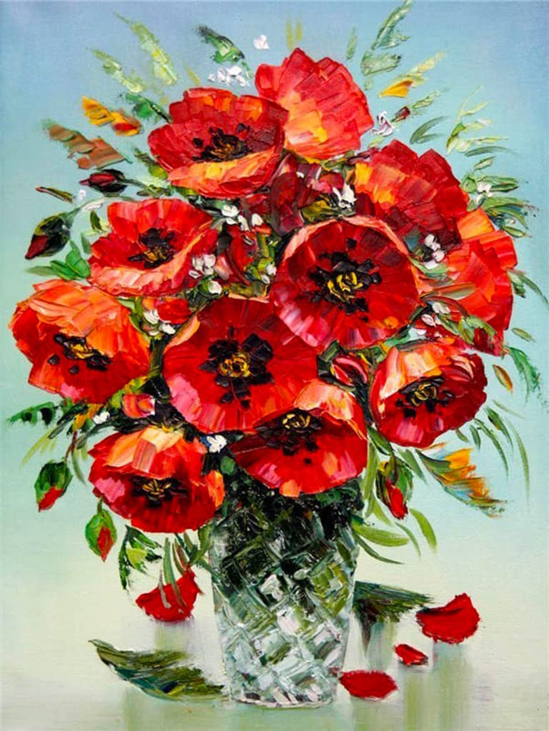 HanBee ハン・ビー 花の油絵 セット 3点 HanBee、ハン・ビー、花の油絵