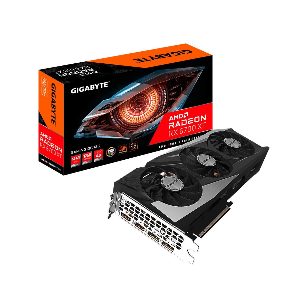 Amazon.co.jp: GIGABYTE AMD Radeon RX6700XT搭載 グラフィックボード