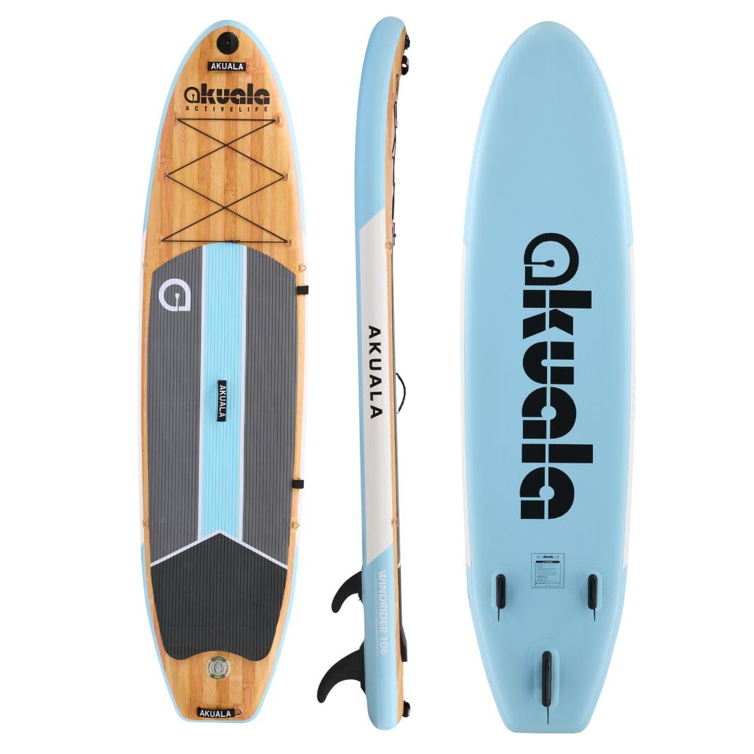 Amazon | AKUALA+ WINDRIDER 106 スタンドアップパドルボード オール