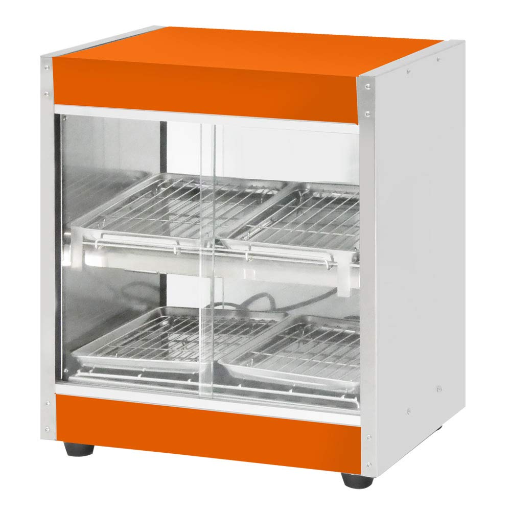 Amazon | 業務用ホットショーケース 彩シリーズ PRO-4WSE-CL (オレンジ