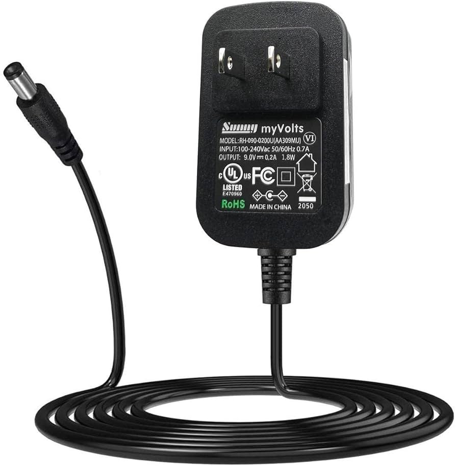 Amazon.com: MyVolts 9V Power Supply Adaptor Compatible with