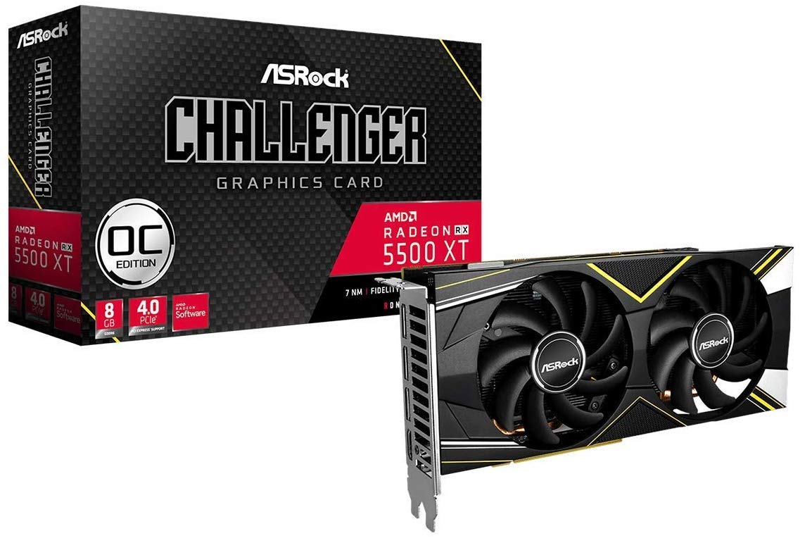 Amazon.com: ASRock AMD Radeon RX5500XT Video Board GDDR6 8GB