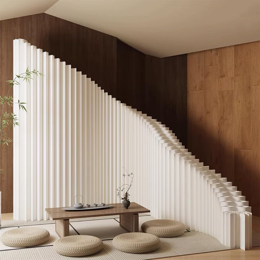 Amazon｜Warayumi ペーパーウォール パーテーション 斜面クラフト紙製