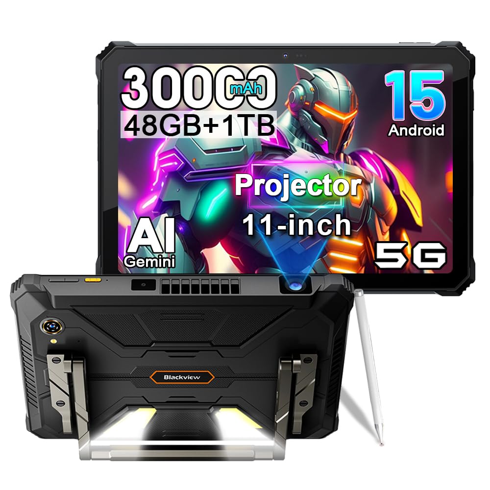Amazon.com : Blackview Active 12 PRO Projector Tablet,Android 15