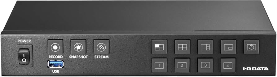 I-O Data GV-LSBOX LIVE ARISER Stand-alone Live Streaming Box, No