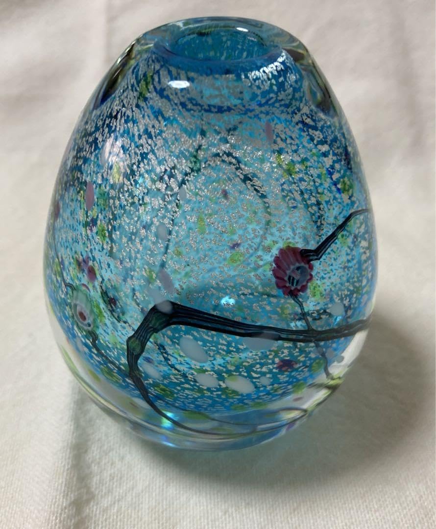 Amazon.co.jp: 品!! 黒木国昭 グラスアート宮崎 綾工房 ガラス工芸