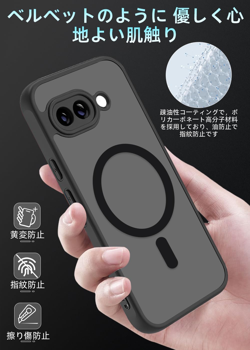 Amazon.co.jp: ZXZone ケース Pixel 9A 用 ケース【Magsafe対応