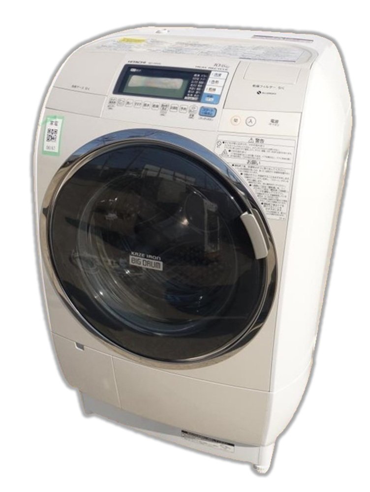 Amazon.co.jp: 日立 【ヒーター乾燥機能付き】【左開き】 ドラム式洗濯