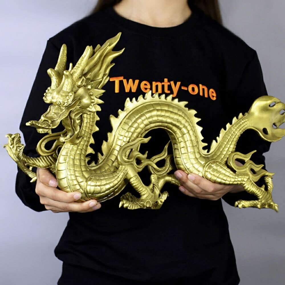 Amazon.co.jp: [AiO JAPAN] 置物 風水 皇帝龍 五本爪 ーVer2ー 龍 竜