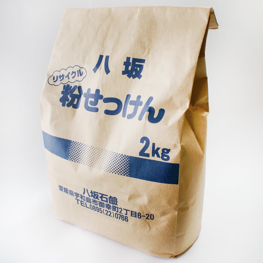Amazon.co.jp: 八坂石鹸 リサイクル 粉せっけん2kg : ドラッグストア