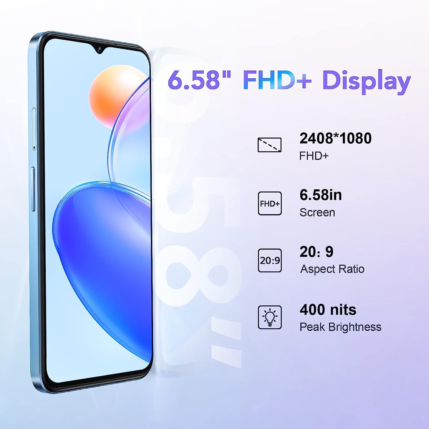 Amazon | CUBOT P80 SIMフリースマートフォン本体 | CUBOT