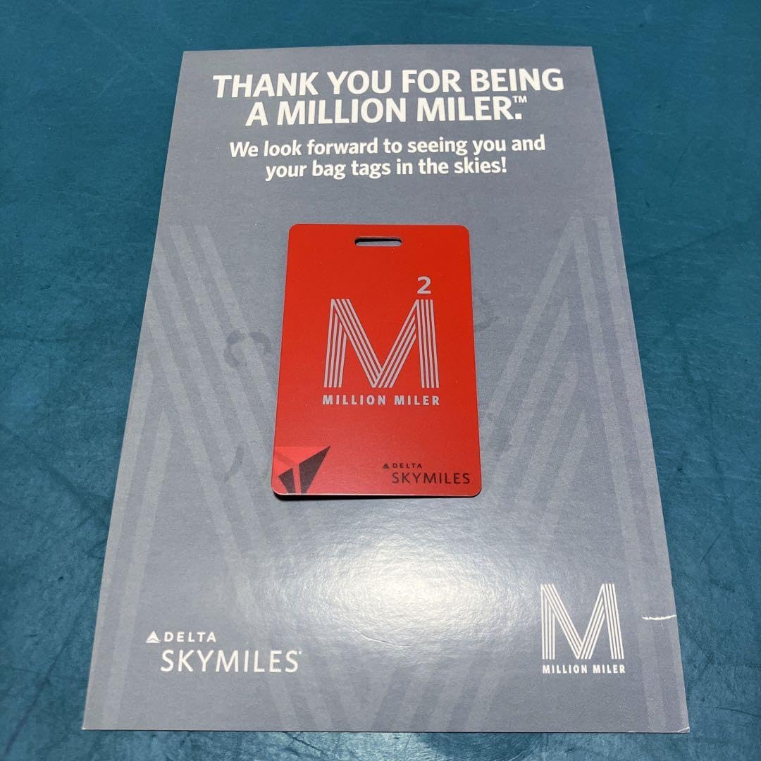 Amazon.co.jp: デルタ航空 2ミリオンマイラー 荷物タグ1枚 : ファッション