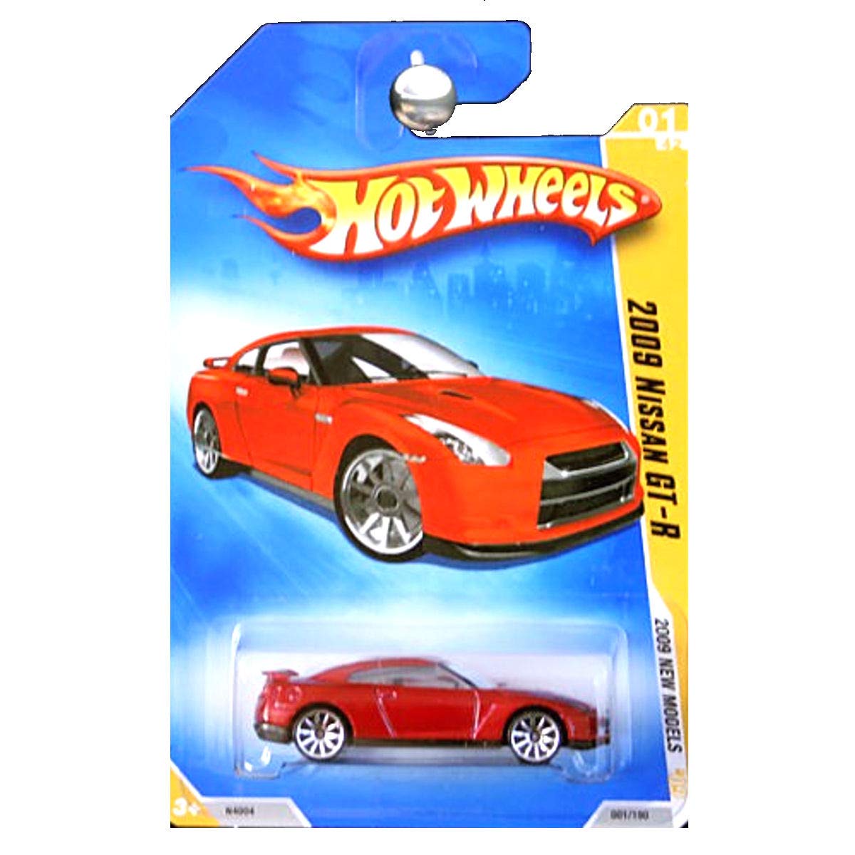 Amazon.com: Hot Wheels 2009 New Models Red 2009 Nissan GT-R 1:64