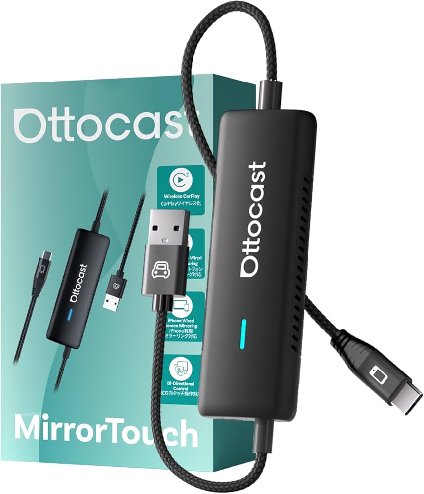 Amazon.com: OTTOCAST Mirror Touch with Wireless Carplay Adapter