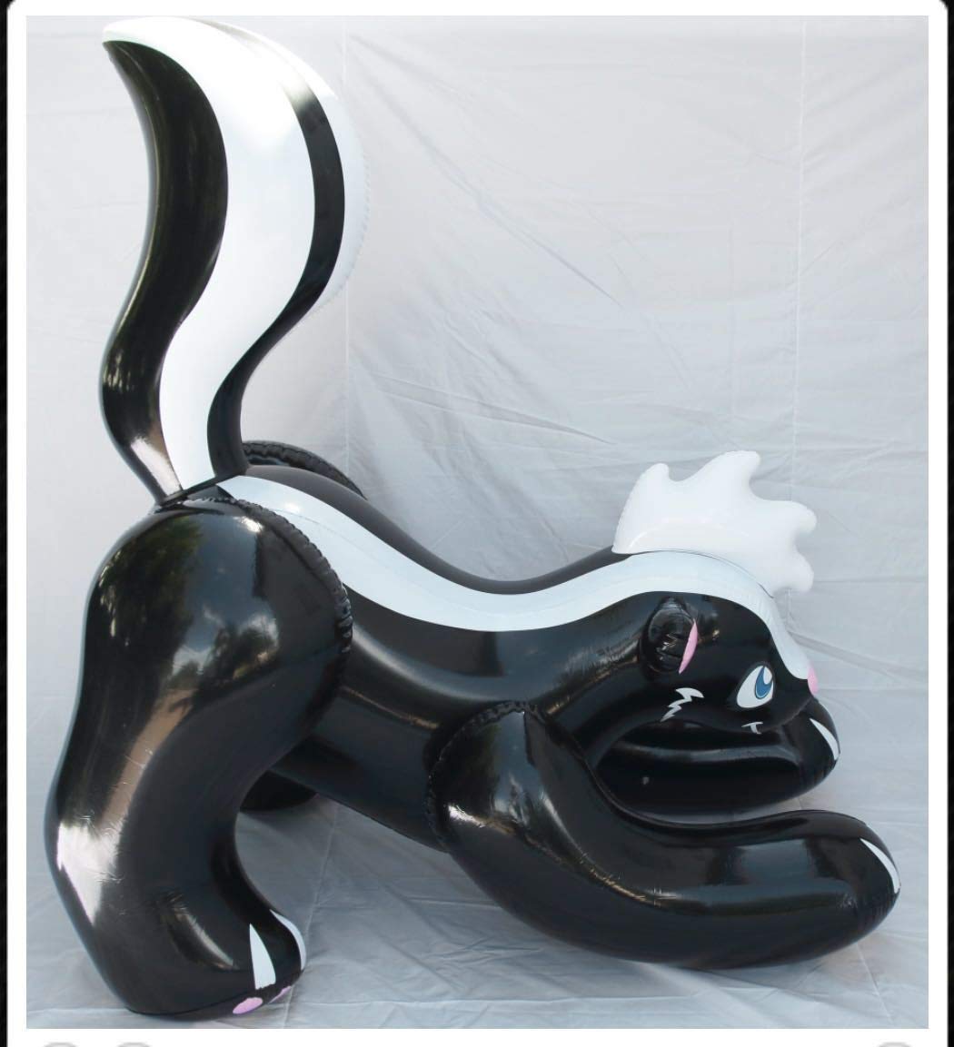 Amazon | ブラック スカンク ツヤあり フロート 空気ビニール風船 浮き