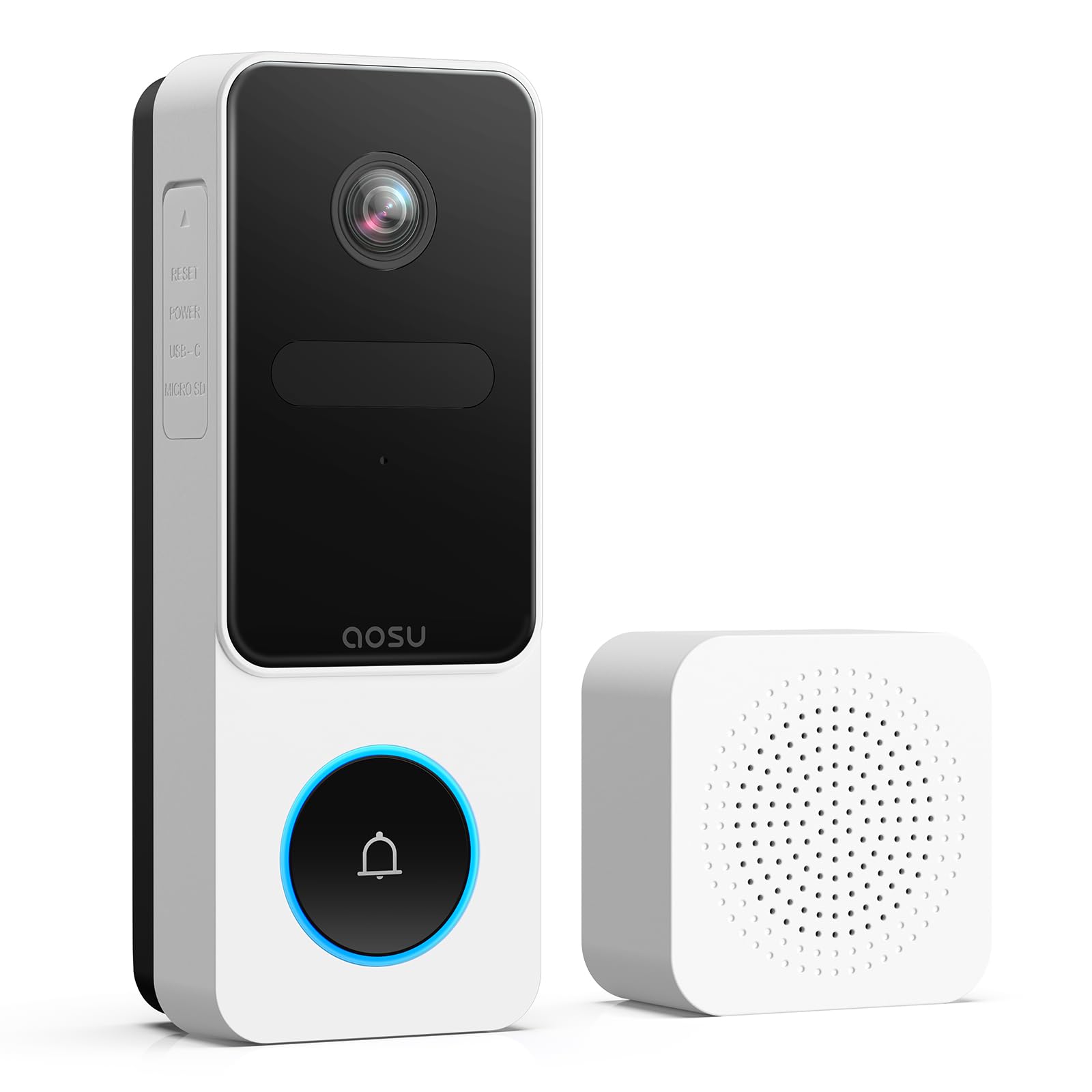 Amazon.com: aosu Doorbell Camera Wireless- Head-to-Toe View, 2.4