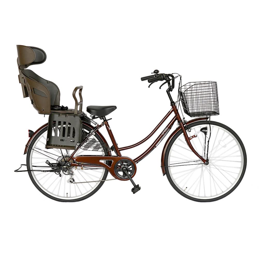Amazon | 自転車 26インチ サントラスト ママチャリ チャイルドシート