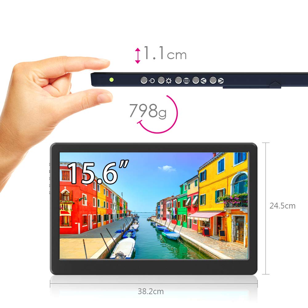 Amazon.co.jp: GeChic On-Lap 1503H 15インチ フルHD モバイルモニタ