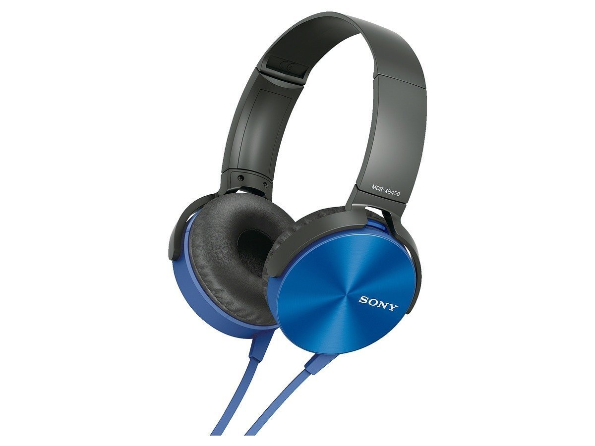 Amazon.com: Sony MDR-XB450AP Extra Bass Headphone - Blue