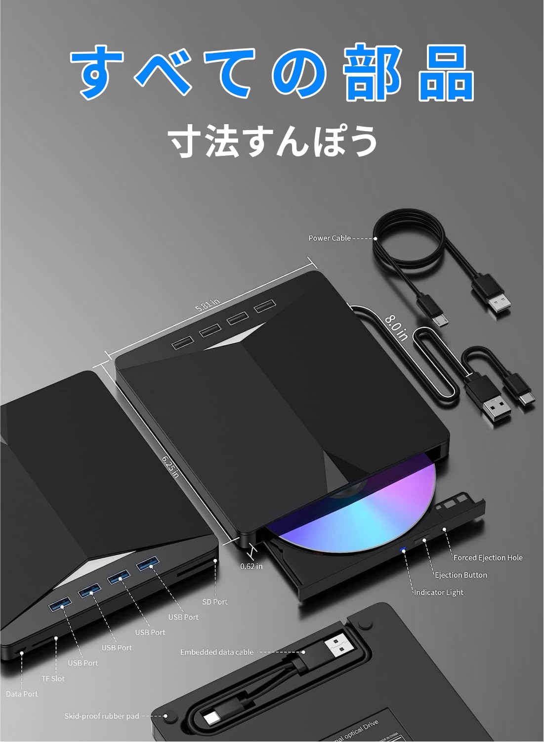 Amazon.co.jp: 【2025年新登場】ブルーレイドライブ ブルーレイ