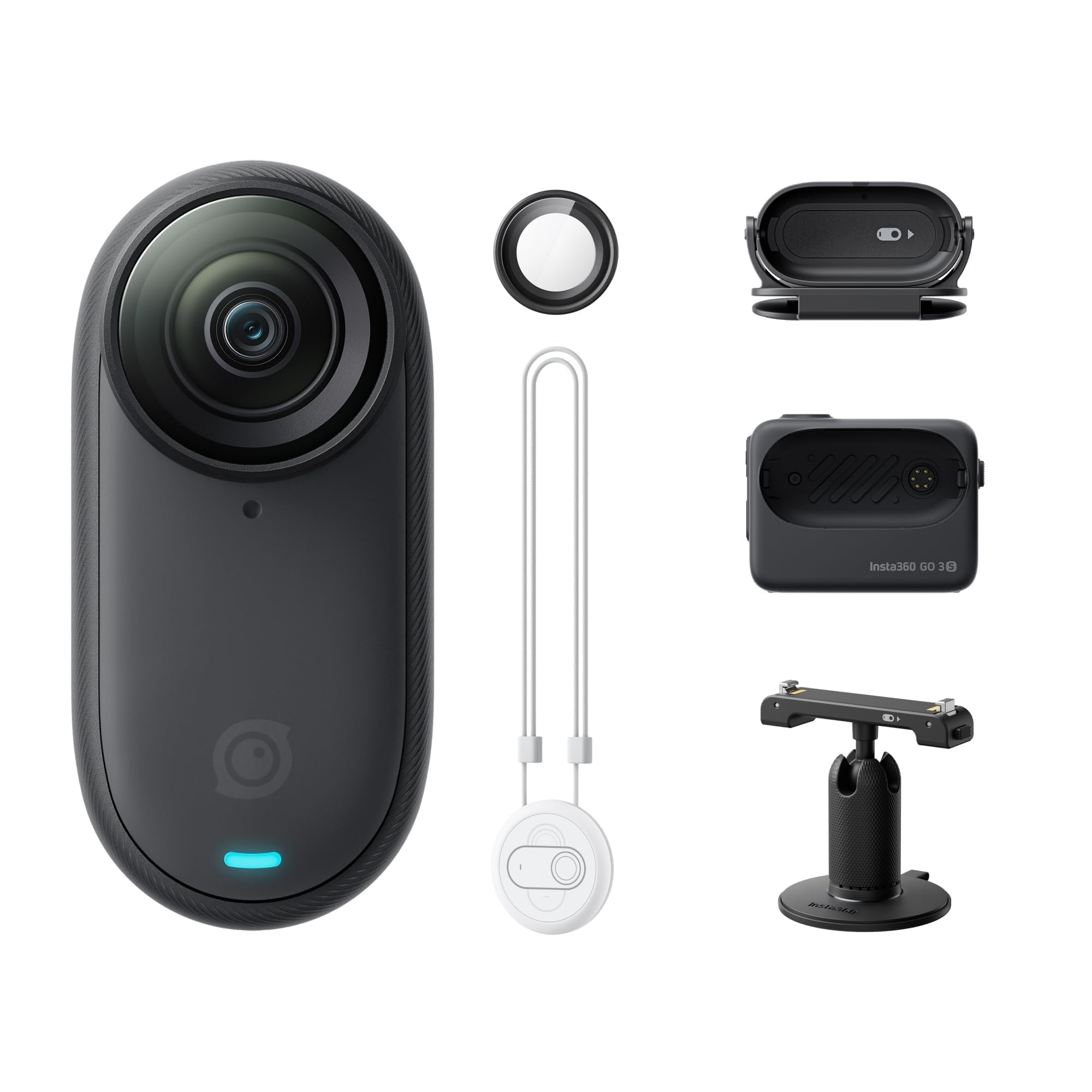 insta360 GO 3S - 64 GB Black 4K Tiny Portable Vlogging Camera