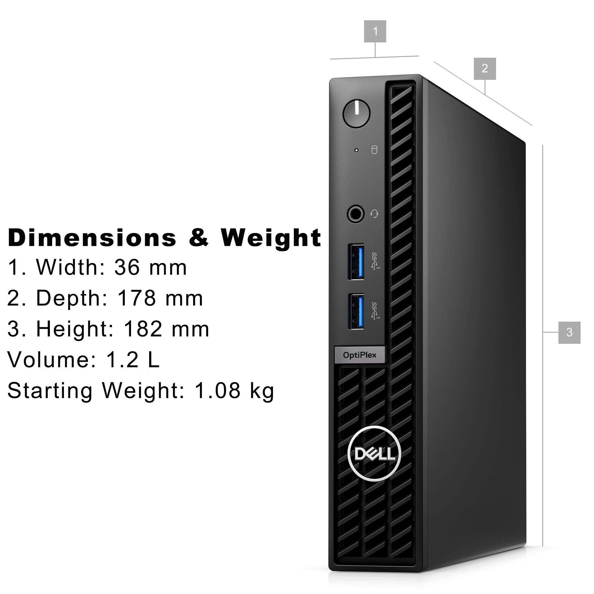 Amazon.com: Dell OptiPlex 7010 MFF 1.2L Micro Form Factor Business