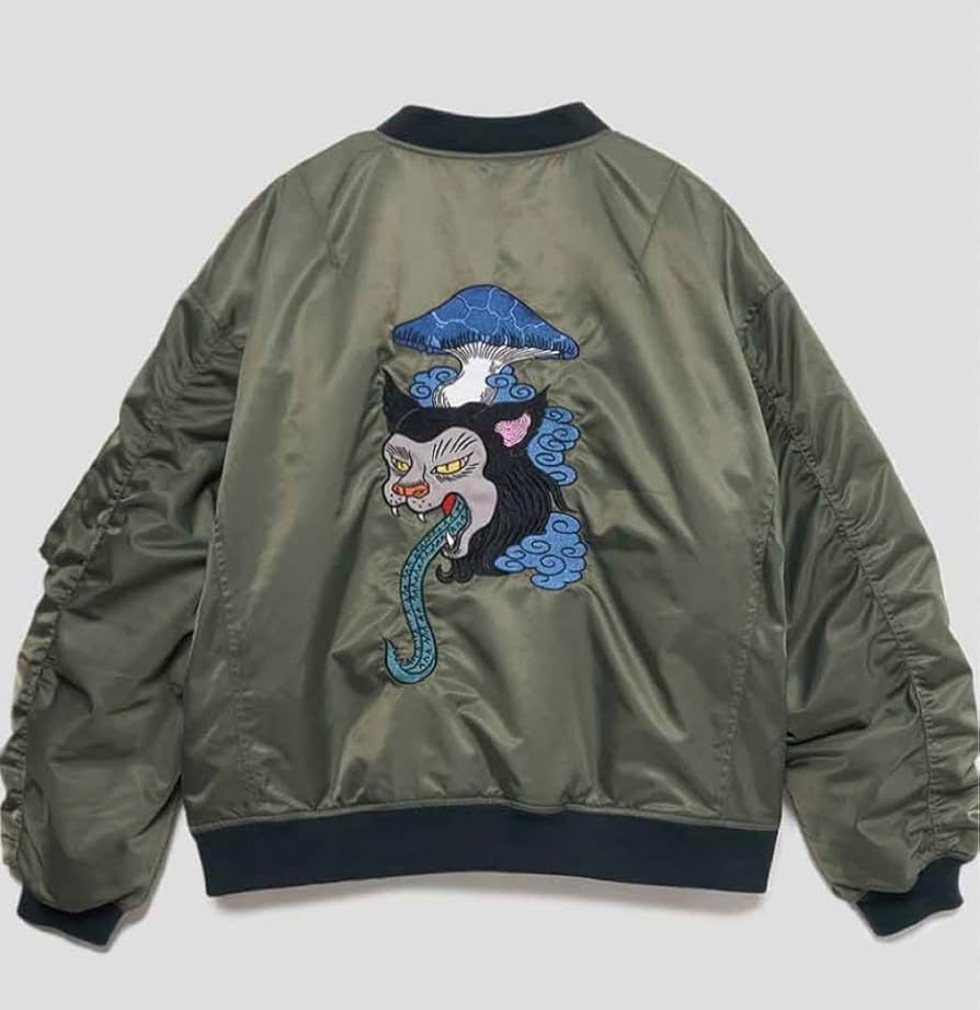 Amazon.co.jp: 石黒亜矢子 グラニフ MA-1 猫舌茸 XL : おもちゃ