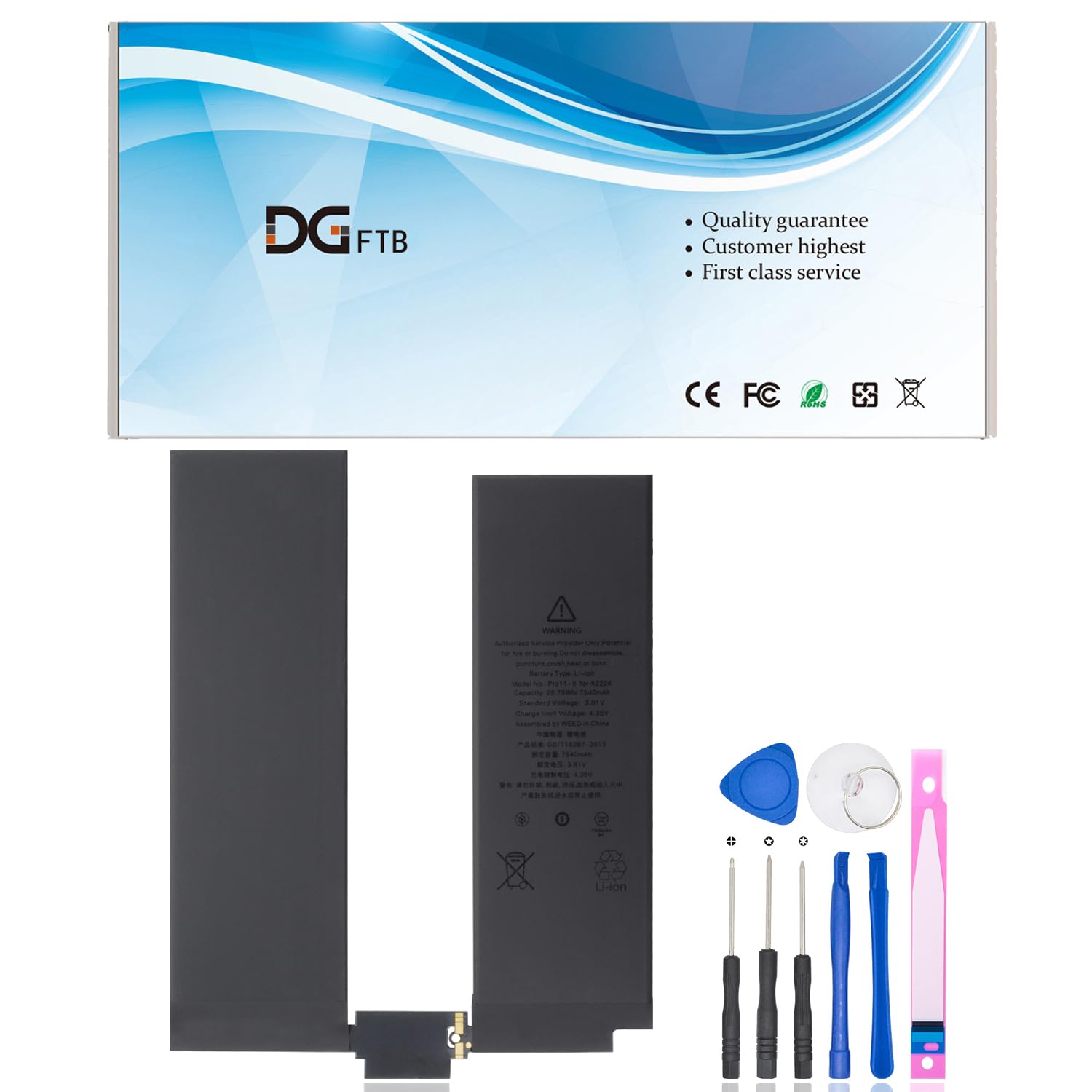 Amazon.com: A2224 New Tablet Battery for iPad Pro 11 2nd