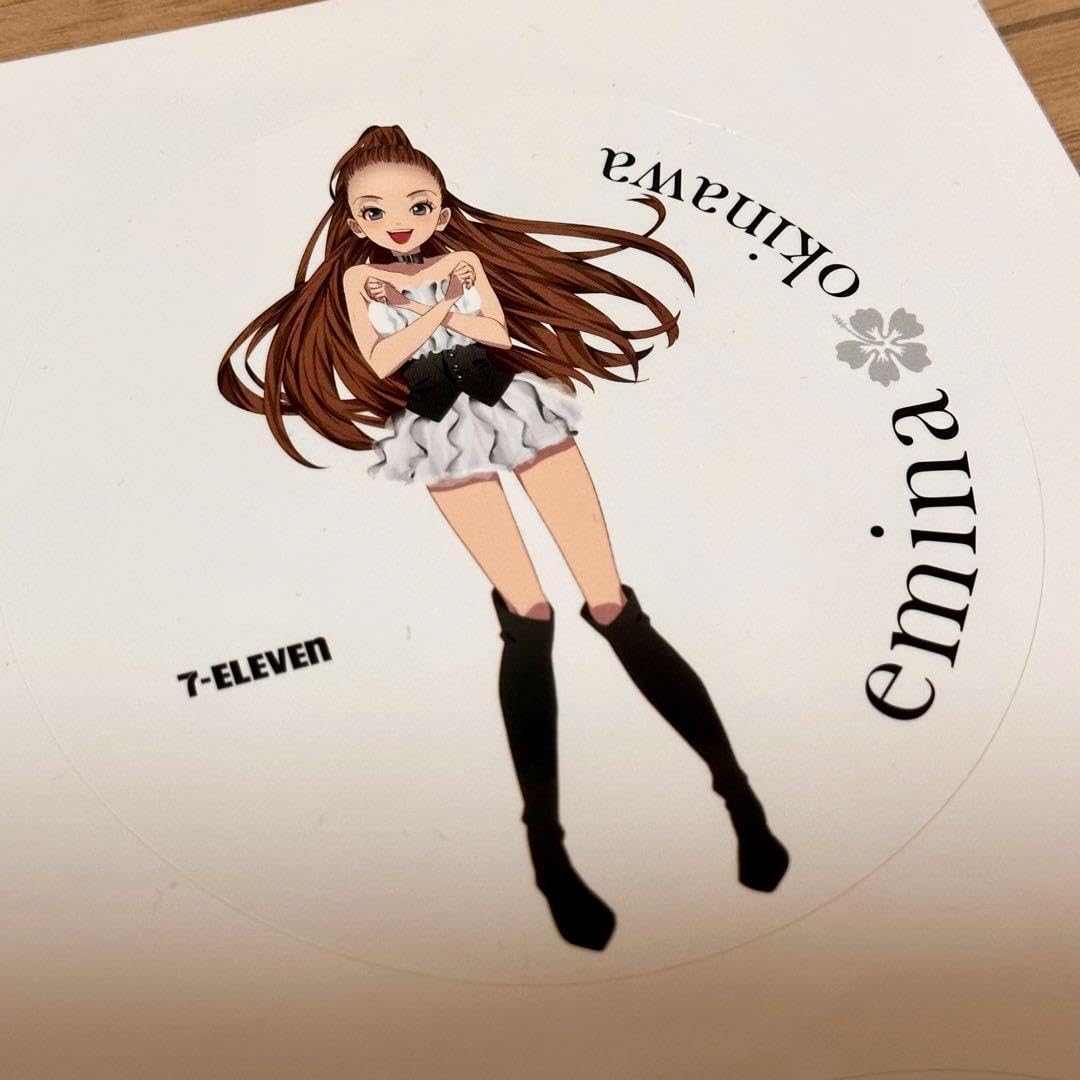 Amazon.co.jp: 安室奈美恵エミーナステッカー沖縄セブンイレブン限定