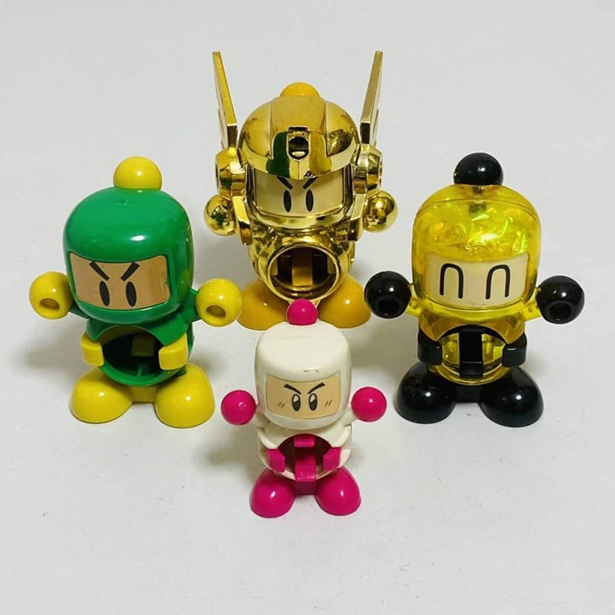 Amazon.co.jp: ボンバーマン ビーダマン 4個セット ゴールデン クリア