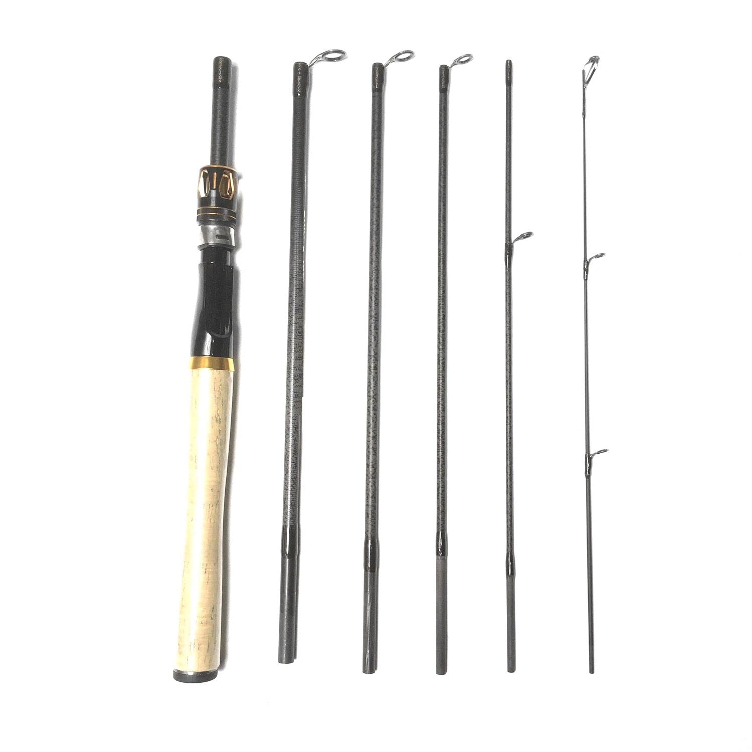 Amazon.co.jp: 7フィート スピニングパックロッド 6ピース(L) 7ft (2.1