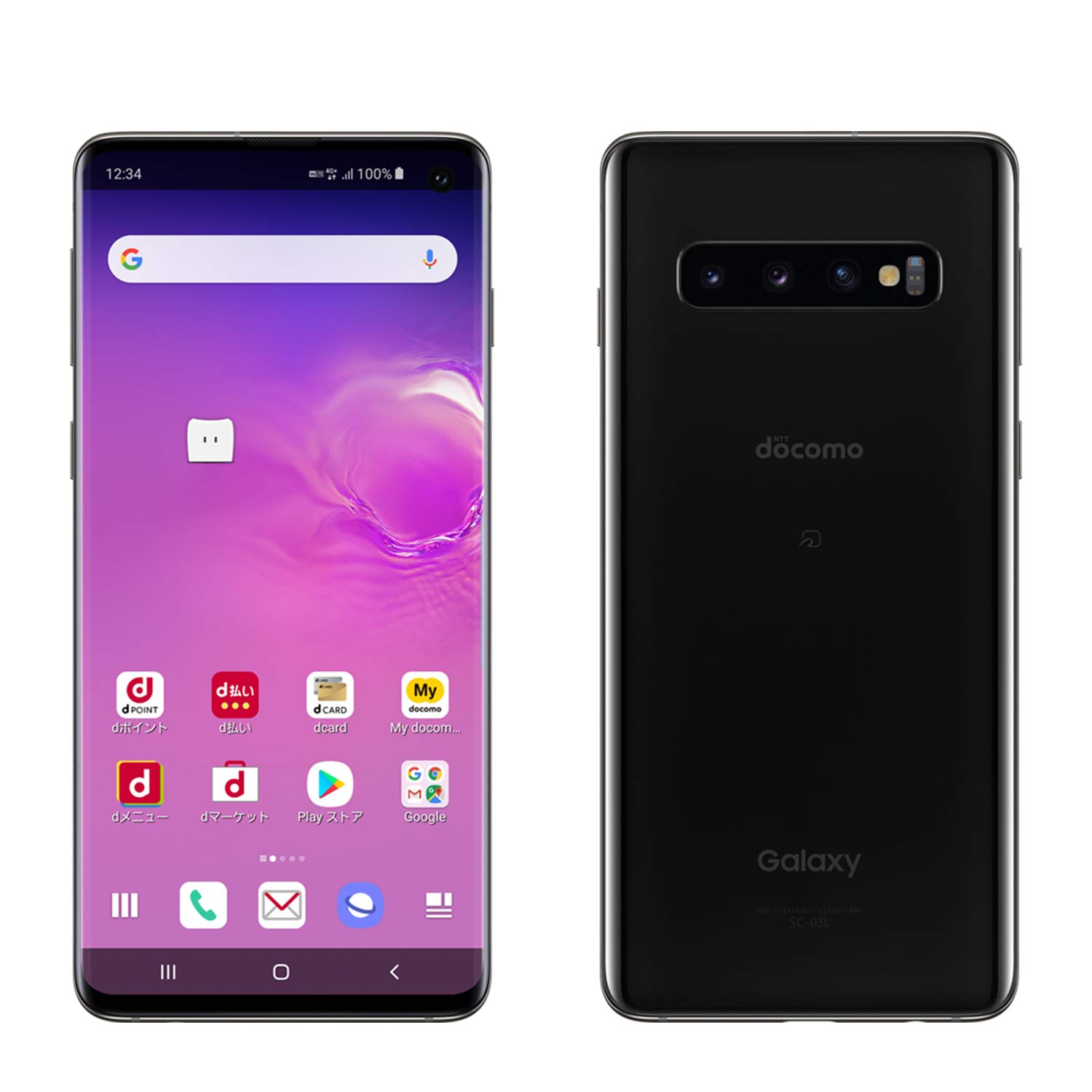 Amazon | Galaxy S10 SC-03L Prism Black SIMフリー | Galaxy