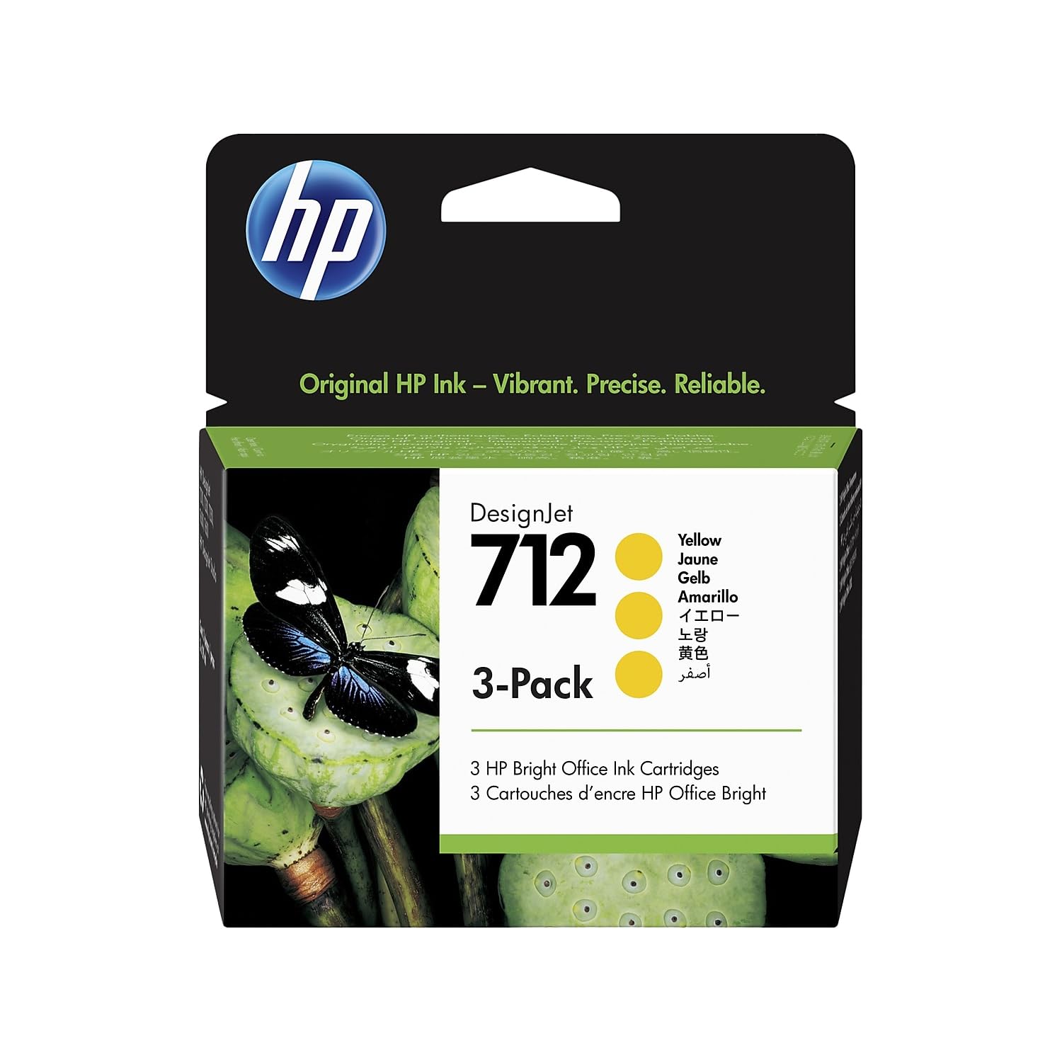 Amazon.co.jp: HP 712 イエロー 29-ml 3個パック 純正インク