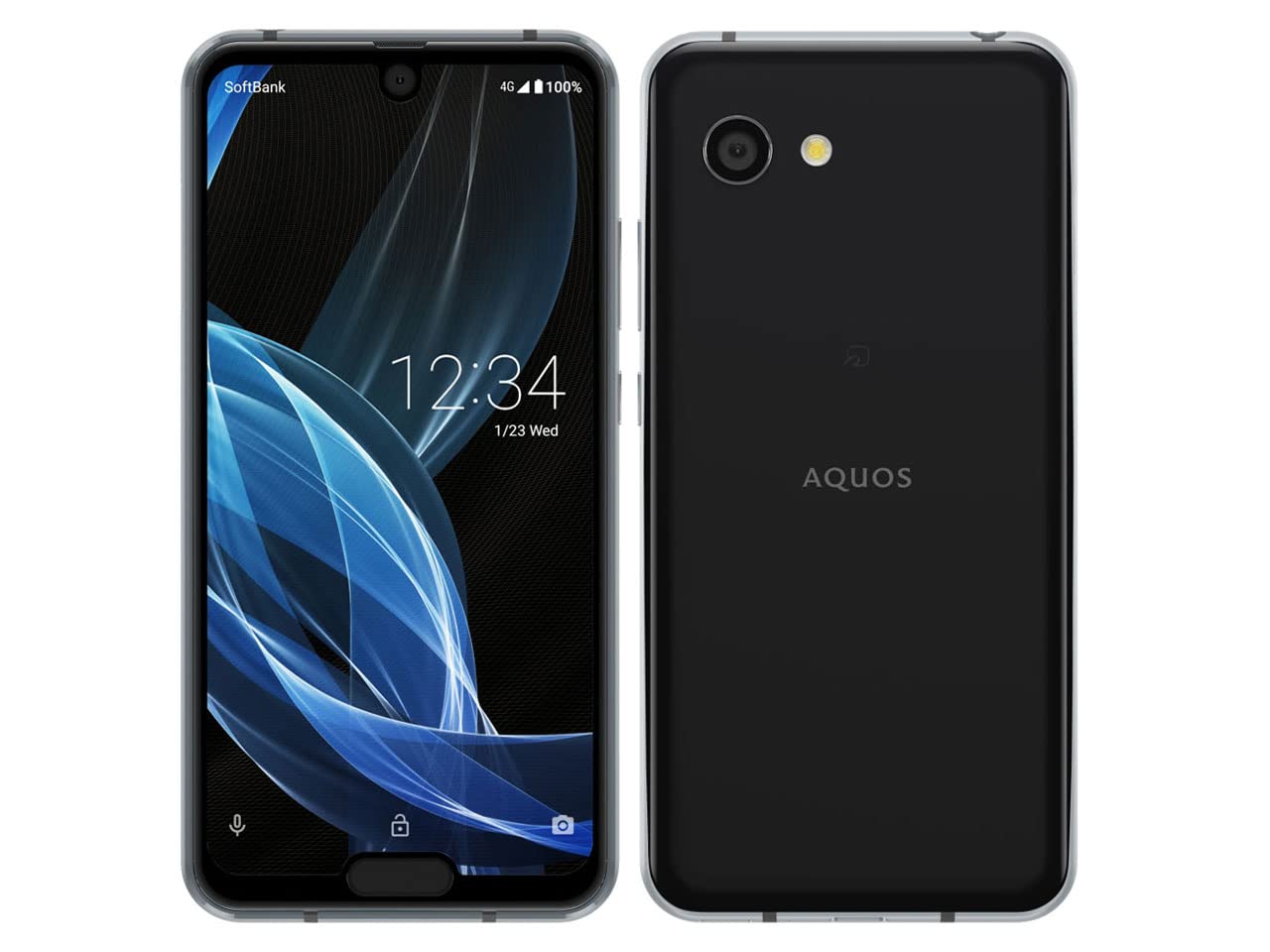 Amazon | 【整備済み品】 SHARP AQUOS R2 compact ピュアブラック 4GB