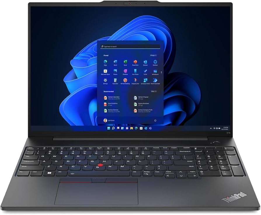 Amazon.com: Lenovo ThinkPad Business Laptop, 16